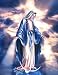 Full Drill Diamond Painting Virgin Mary by Number Kits, 5D DIY Diamond Embroidery Crystal Rhinestone Cross Stitch Mosaic Paintings Arts Craft for Home Wall Decor(12X16inch/30X40CM)
