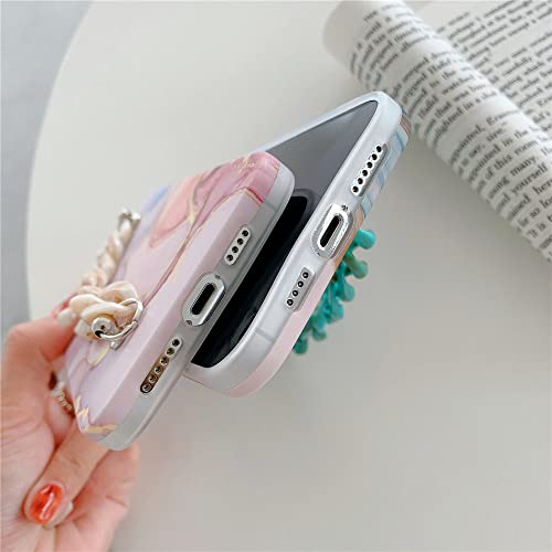 Coque de protection silicone mat effet marbre iPhone XR