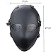 NECHARI Killer Mesh Tactical Military Mask Airsoft Mask for Halloween Paintball Game Movie Props Party (BLACK)