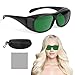 Morfone Red Light Therapy Glasses - Eye Protection for Red Light Therapy (600nm-940nm) - Red Light Therapy Goggles for Home & Spa Use