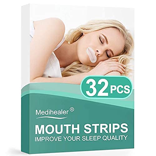 32PCS Mouth Strips for Mouth Breathers for Less Mouth Breathing, Advanced Gentle Sleep Strips Mouth Tape for Snoring, Improved Nighttime Sleeping & Instant Mouth-Snoring Relief