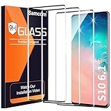 3 Pack Galaxy S10 Screen Protector, 9H Tempered Glass, Ultrasonic Fingerprint...