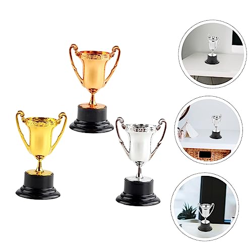 3 Pecas Troféu Da Vitória Copo De Troféu De Prêmio Jogo Estrela Mini Prêmios De Lugar Troféu Favor D