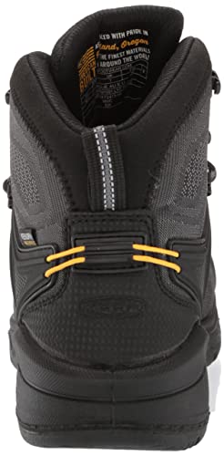 Keen Utility Men's Dearborn 6" Composite Toe Waterproof Work Boots, Black/Steel Grey, 10.5 Wide #TOP2
