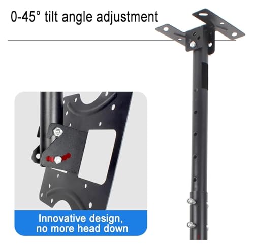 Support TV plafond inclinable pour éliminer reflets et manque d'espace - 5