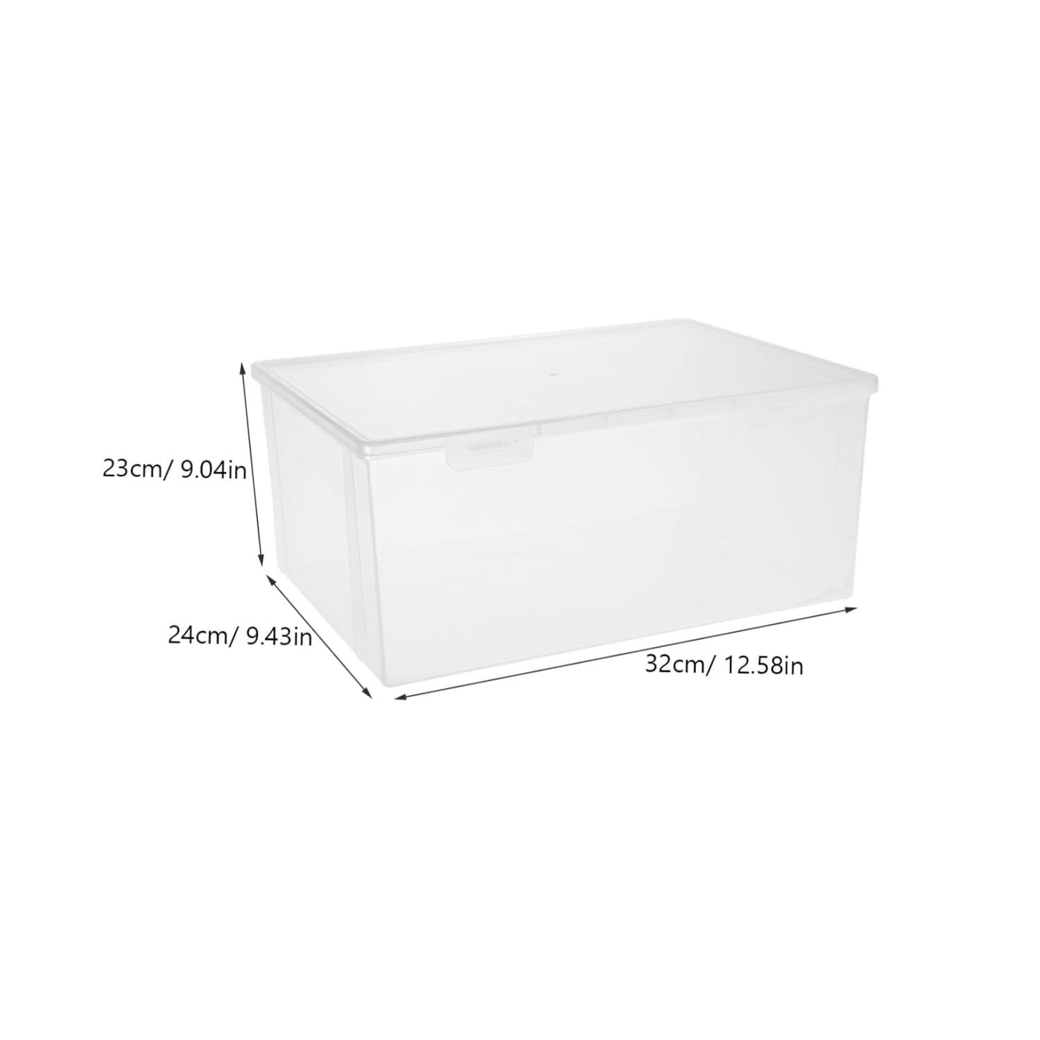 PartyKindom 2pcs Transparent Cd Storage Box Clear Disc Holder Organizer for Comics DVDs and More Durable Dust and Moisture Protection Modern Aesthetic Home Organization