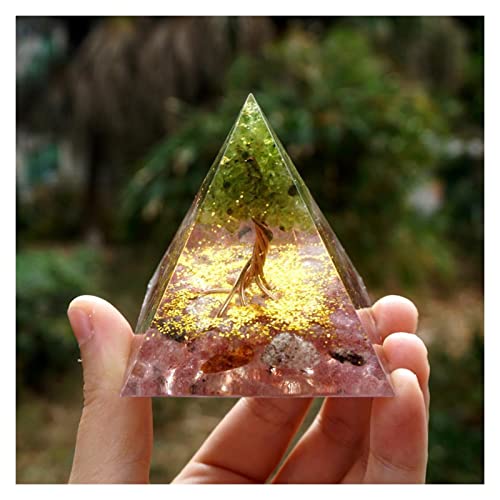 CYXZX Arbre de Vie Générateur d'énergie Générateur d'énergie Protection négativité Guérison Pyramide Pyramide Puissant Tool de méditation Positive Générateur d'énergie Positive