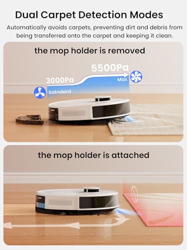 Lefant LiDAR Robot Vacuum and Mop, 90-Day Self-Emptying - image 7