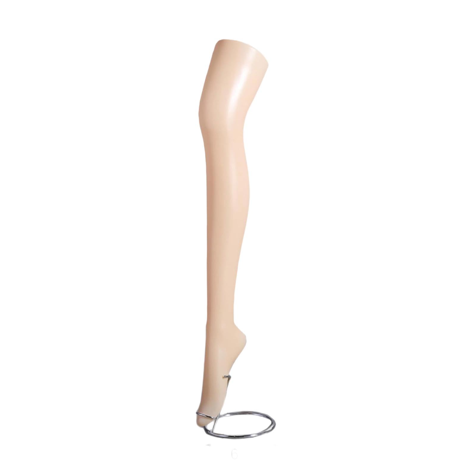 MagiDeal Mannequin de Jambe pour Femme, Pratique et Facile à Utiliser, en PE, modèle de Jambe pour Femme, Mannequin de Bas pour magasins