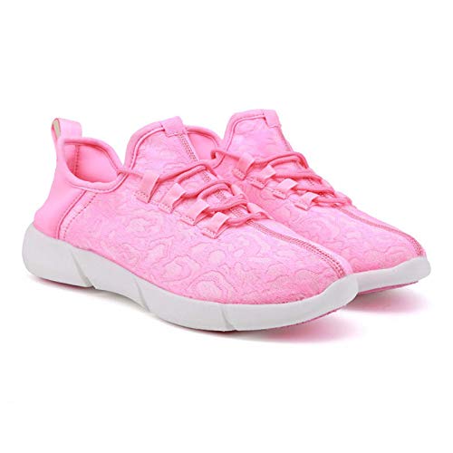 Faxiang Fiber Optic Led Shoes Light Up Usb Charging Flashing Luminous Shoes Unisex #TOP4