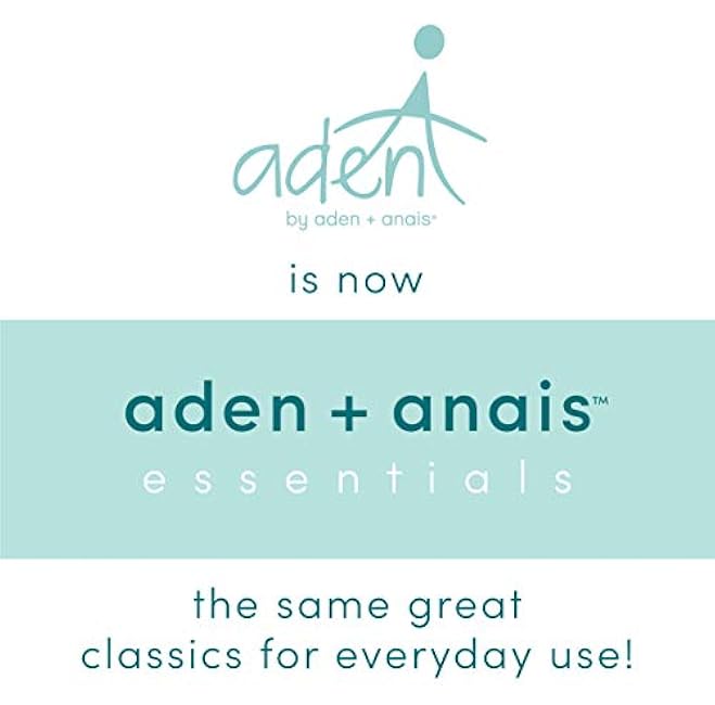 aden + anais Essentials Issie Security Blanket, Super Soft 100% Cotton Muslin, 2 Pack, Safari Babes