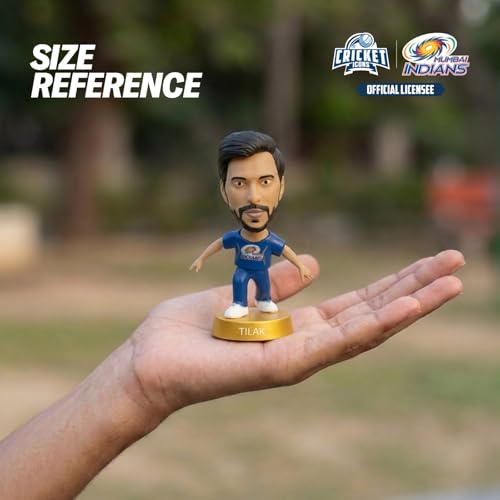 Image of Action Figure, IPL Edition 360 Rotatable Head, Cricket Player for Fans & Collectors (3 Tilak Varma)