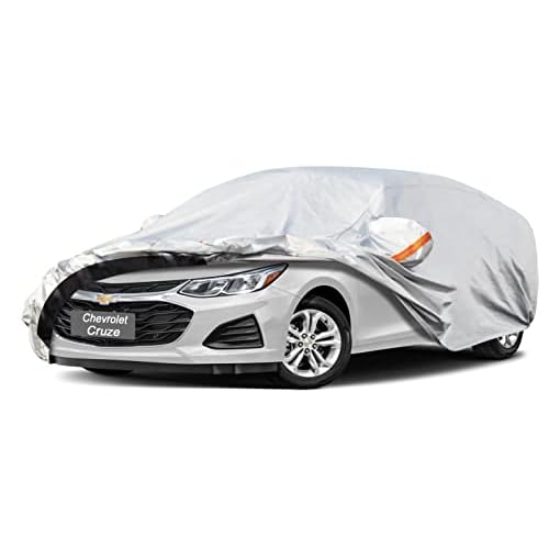 6 Layer Car Cover Custom Fit Chevrolet Cruze (2009-2025) Waterproof All Weather, Heavy Duty Outdoor Snow Sun Rain Uv Protection (Ships from US Warehouse, Delivery 3-8 Days) Chevrolet Cruze (
