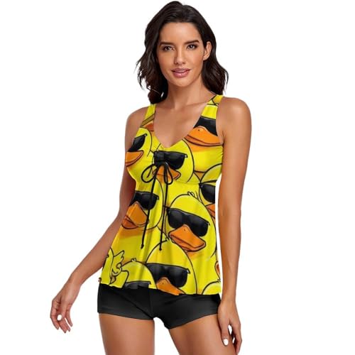 Womens Swimsuits, Elegant Two Piece Tankini Swimwear Sets with Removable Padding, Comfy Swim Suits2