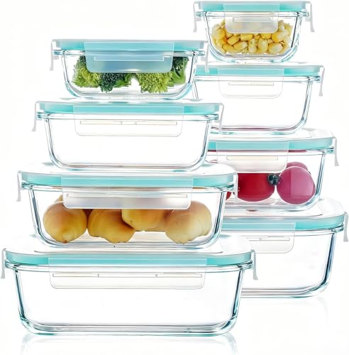 Opiniones y reviews de Tupper de Vidrio que Puedes Comprar On-line. 43 Juego de Recipientes de Vidrio Herméticos, MCSWSEE Contenedores de Vidrio, Botes Herméticos para Cocina, Almacenamiento de Alimentos Con Tapa Hermética, para Congelador y...