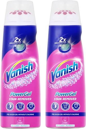 VANISH Fabric Stain Remover Prewash Power Gel 200 ml, Pack of 2