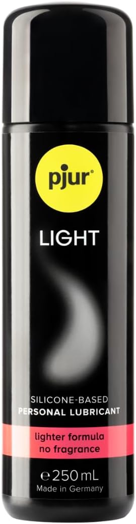 pjur Light - Silicone-Based Personal Lubricant & Massage Gel - Light Formula for Extra-Long Lubrication and More Fun During Sex (250ml)