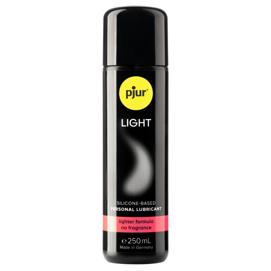 pjur Light - Silicone-Based Personal Lubricant & Massage Gel - Light Formula for Extra-Long Lubrication and More Fun During Sex (250ml)