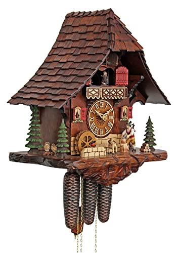 Herrzeit By Adolf Herr Cuckoo Clock - The Busy Wood Chopper Ah 446/1 8Tmt #TOP1