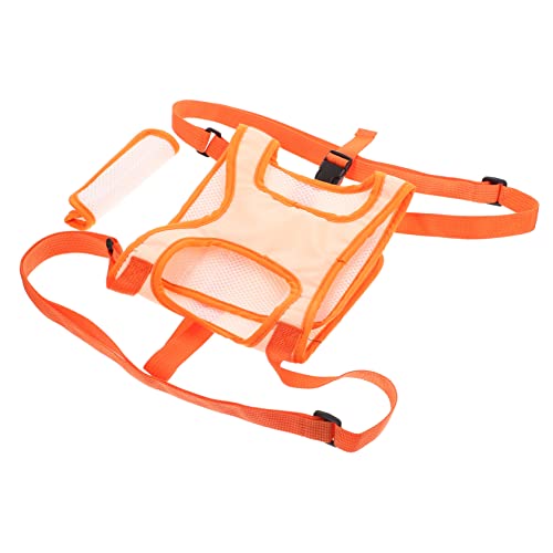 YARNOW ペットレッグアシストベルト 猫のハーネス 犬用大型ハーネス 犬の冷却 犬のスリング 中型犬用首輪 犬用おしっこパッド 持ち上げる 子犬用ハーネス オックスフォード布 Orange