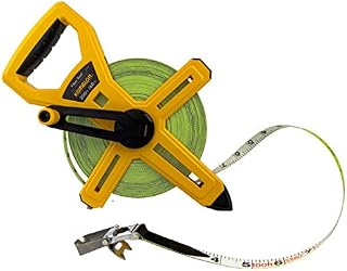 Komelon 6622IM Fiber Reel Long Open Reel Tape Measure Inch/Metric Scale with Double