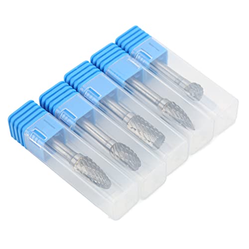 Set de 5 fresas rotativas de carburo de tungsteno 6x10mm miniatura 7