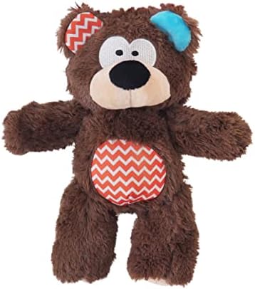 Rosewood Multi-Function Tough Dog Toy with Rope Core And Squeaker clear