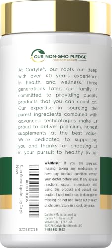 Carlyle Super Greens Capsules