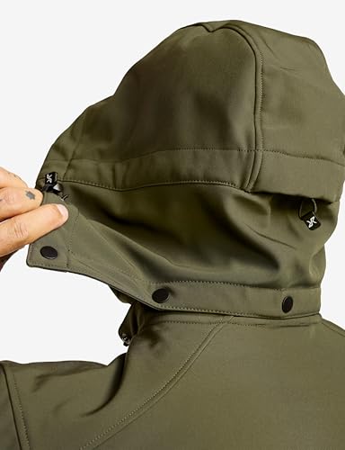 RevolutionRace Hiball Softshell Jacket für Herren, Outdoor Jacke für Wandern, Forest Night, S