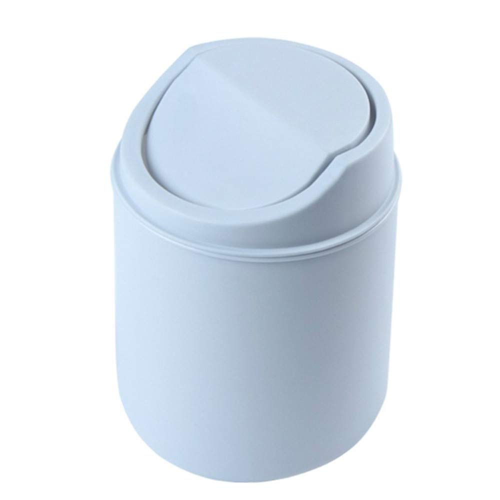 m·kvfa Mini Desktops Trash Cans, Creative Covered Kitchen Living Room Trash Can