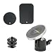 Livestream Gear - Universal Magnetic Phone Mount, Mini Ball Head with Lock and Hot Shoe Adapter for use with DLSR Camera or Tripod. Easily Attach a Phone via Magnetic Mount and Metallic Plates.