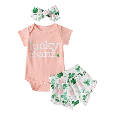 St. Patrick's Day Baby Outfit 3 Pieces Cover