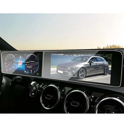 Protector de pantalla tablero Benz A W177 V177 cristal templado contra huellas y reflejos