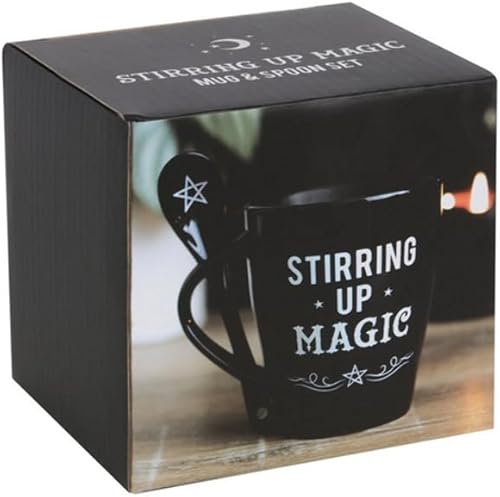 Miniatura 5 de Juego de taza y cuchara de cerámica mágica Stirring Up