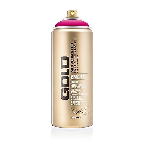 Preisvergleich Produktbild Montana Gold Acrylic Spray Paint 400ml / Precision, Coverage & Colour Excellence 400ml - Magenta