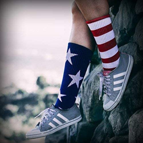 Tactical Pro Supply American Flag Socks for Men or Women - Perfect for Every Patriot - 86% Nylon, 12% Polyester, 2% Spandex3