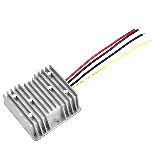 Módulo Reductor CC CC 24 V a 19 V 5 A Regulador convertidor de Fuente de alimentación Impermeable Alta eficiencia 96% para Robots Impresoras Cámaras de vigilancia Carcasa de