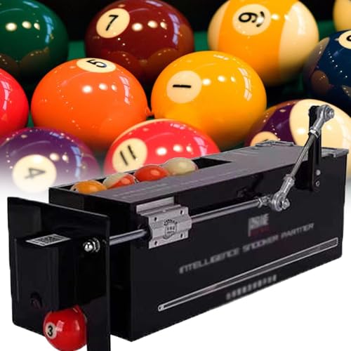 LDMLAX Snooker Ball Pool Training Machine, Practice Simulator Train Tool, 600pcs/h Auto Billiard Ball Feeder Dispenser, Billiard Train, Billiard Automatic Ball Server
