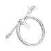 Produktbild OtterBox USB C-Lightning USB PD 1M Robustes, geflochtenes Schnelllade-Kabel, Performance Plus Serie, Weiß