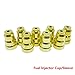TIKSCIENCE 8Pcs Fuel Injector Cups Kit Fit for Ford Powerstroke 7.3L F250 F250 F350 F450 F550 E550 Super Duty Excursion Replace F4TZ-9F538-A Injector Sleeve Kit as pic