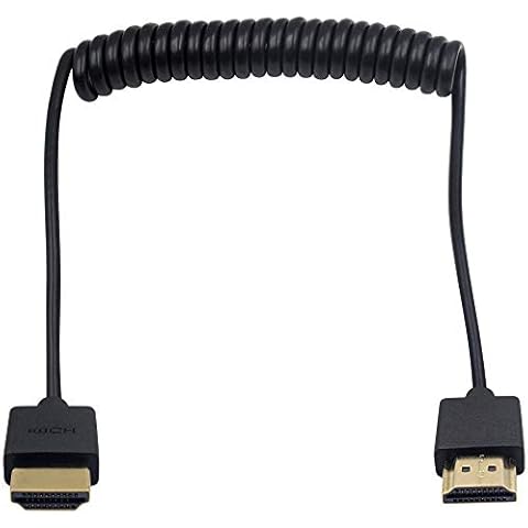 Duttek HDMI to HDMI Coiled Cable 4FT Cover