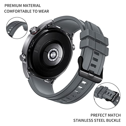 FunBand kompatibel mit HUAWEI Watch Ultimate/Huawei Watch Gt 2, 22mm Quickfit weiches Textur Silikon Ersatzarmband ist f&uuml;r Garmin Venu 2/Garmin Vivoactive 4/Garmin Fenix 5 Smart Watch