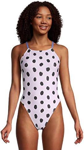 Speedo Damen-Badeanzug, einteilig, Endurance, Fester Rücken, Doppelriemen