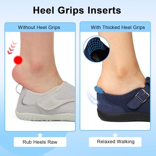 Image of BARERUN Womens Walking Shoes Wide Diabetic Shoes for Women Slip On Barefoot Orthopedic Bunion Neuropathy Arthritis Edema Bunion Sneakers Indoor Outdoor with Zero Drop Rubber Sole
