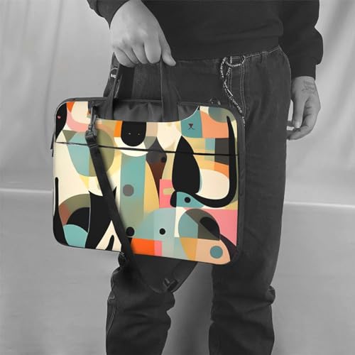 Sac ordinateur portable chat art moderne anti-choc pour éviter les rayures