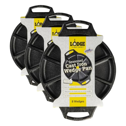 Image of Lodge Cast Iron Wedge Pan 8 Wedge (Pack of 3)