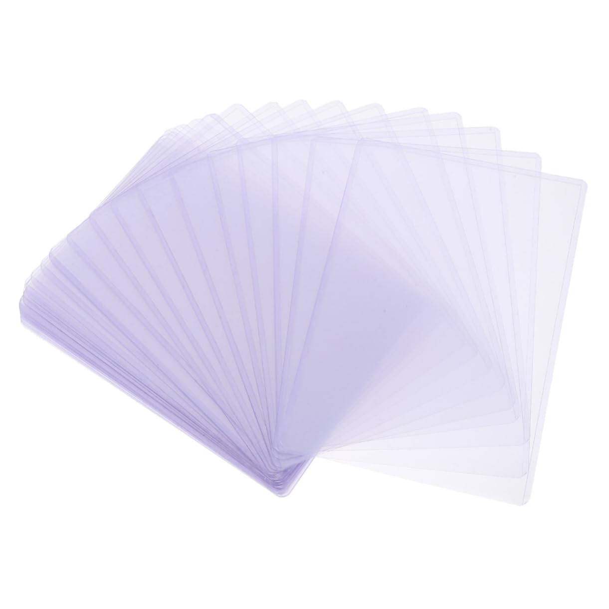 Hartplastik Kartenhüllen Transparent 50 Stück für Fotos