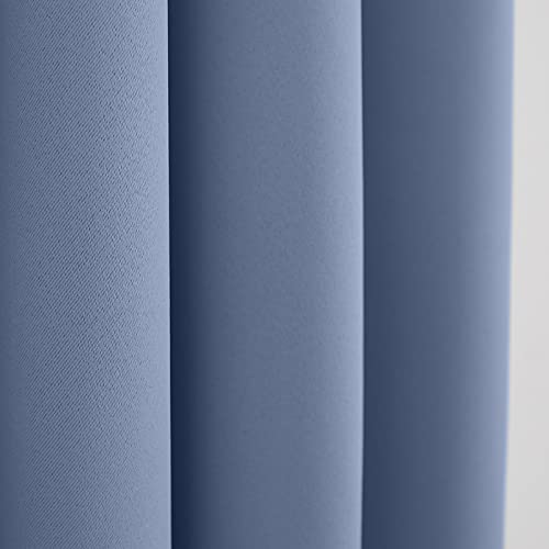 UNIVERSDECOR Set di 2 tende oscuranti, 140 x 260 cm, colore: Antracite, confezione da 2 tende oscuranti, 140 x 260 cm