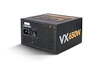 NOX XTREME PRODUCTS Urano VX 650W ATX PC-Netzteil – 80 PLUS Bronze, leiser 120mm Lüfter, flache Kabel, zuverlässige Stromversorgung für Gaming-PCs – Ansicht 2
