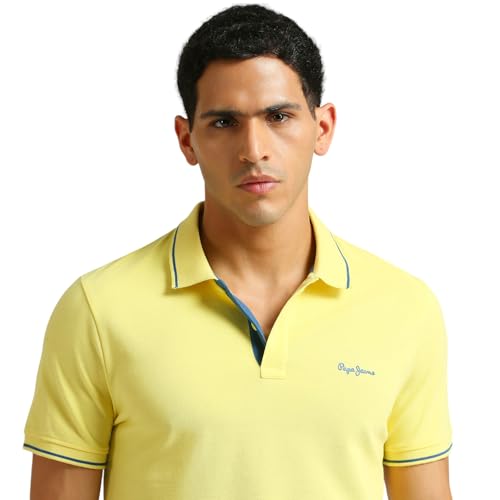 Image of Pepe Jeans Men's Cotton Regular Fit T-Shirt
